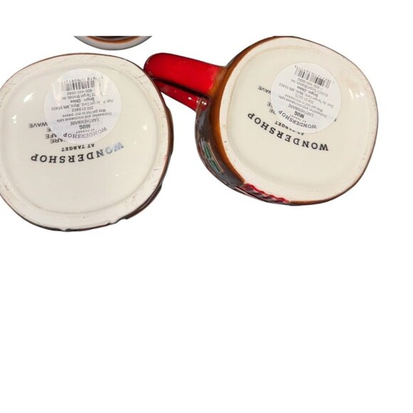 Gingerbread House Mug Set - 3 Piece Ceramic Holiday Cups - Picture 5 of 9